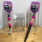 Retractable badge and pen sets