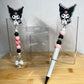 Retractable badge and pen sets