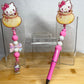 Retractable badge and pen sets