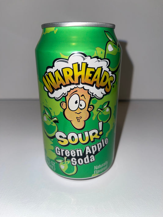 WARHEAD GREEN APPLE SODA