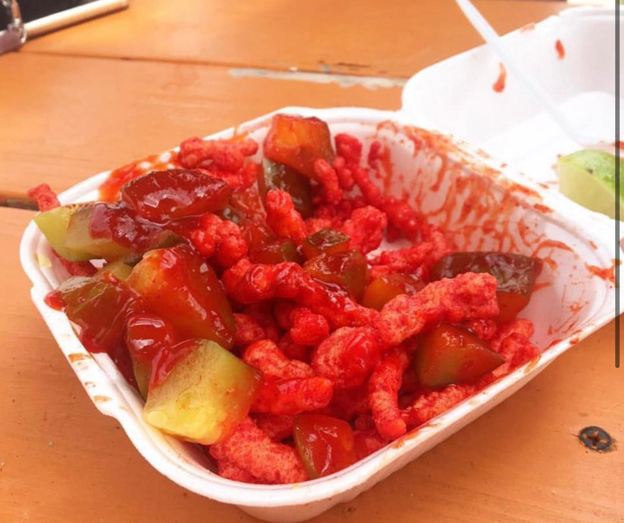 CHiiPACHANGA includes chamoy